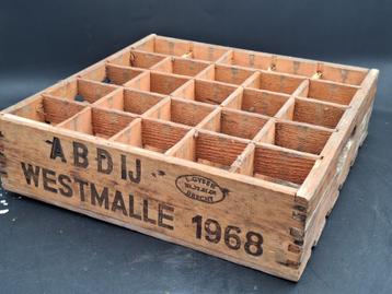 oude bierbak ABDIJ WESTMALLE 1968 beschikbaar voor biedingen