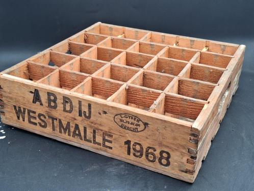 oude bierbak ABDIJ WESTMALLE 1968, Antiek en Kunst, Curiosa en Brocante, Ophalen of Verzenden