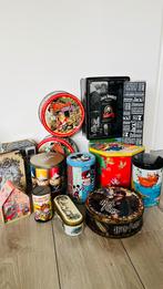 Partij ( Vintage ) blikken - Diverse Merken / themas, Verzamelen, Blikken, Ophalen of Verzenden, Gebruikt, Koek(jes), Overige merken