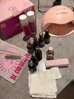 Pink gellac set, Sieraden, Tassen en Uiterlijk, Uiterlijk | Cosmetica en Make-up, Ophalen of Verzenden, Zo goed als nieuw