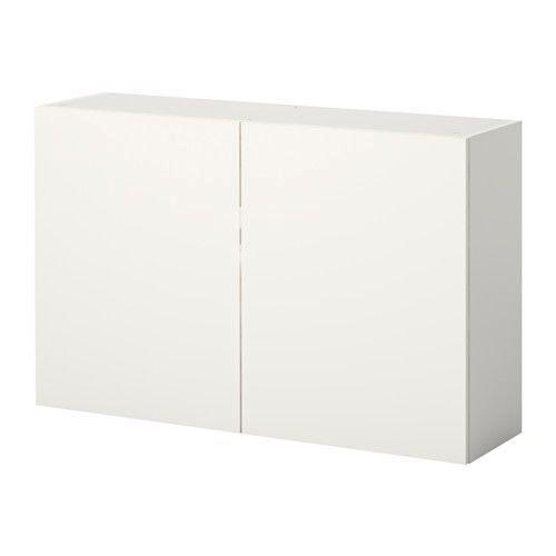Ikea Knoxhult, keukenkast bovenkast met deuren, wit, 2 stuks, Huis en Inrichting, Keuken | Keukenelementen, Zo goed als nieuw