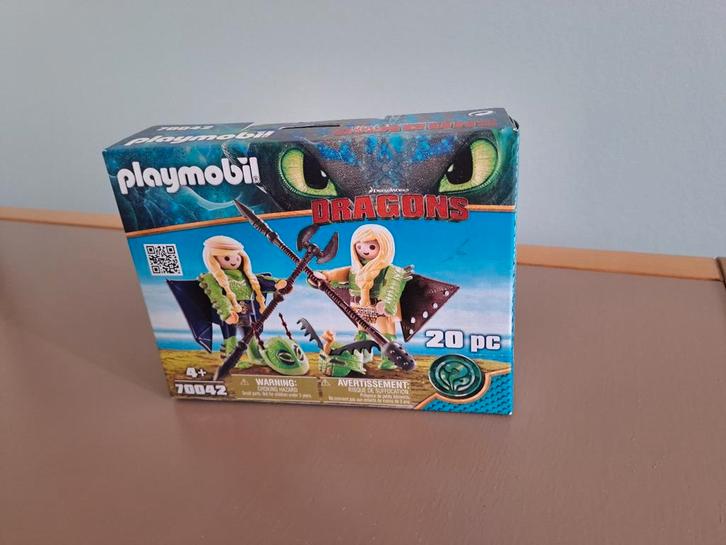 Playmobil 70042, Schorrie & Morrie, uit Dragons. NIEUW., Kinderen en Baby's, Speelgoed | Playmobil, Nieuw, Verzenden