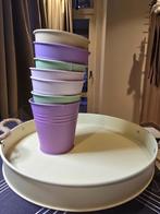 Pastelkleurige Potten, Tuin en Terras, Ophalen, Rond, Tuin, Zo goed als nieuw