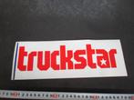 sticker TRUCKSTAR logo XL 1104*, Verzamelen, Stickers, Ophalen, Zo goed als nieuw, Bedrijf of Vereniging