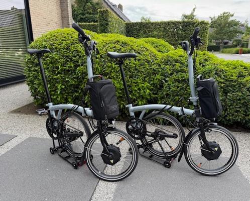 Brompton P Line electric 12 versnellingen, Fietsen en Brommers, Fietsen | Vouwfietsen, Zo goed als nieuw, Brompton, 16 tot 18 inch