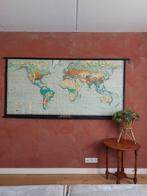 Vintage landkaart, Ophalen, 1800 tot 2000, Wereld, Landkaart
