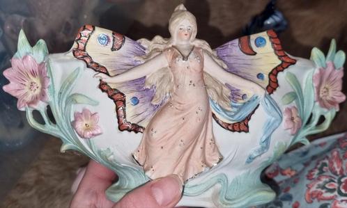 Vintage Porseleinen Fee Beeldje, Antiek en Kunst, Kunst | Beelden en Houtsnijwerken, Ophalen of Verzenden