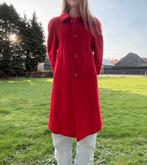 Vintage Steinbock wollen jas S-M, Kleding | Heren, Ophalen of Verzenden, Gedragen, Rood