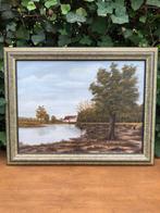 Prachtig Klassiek Landschap Schilderij, Antiek en Kunst, Kunst | Schilderijen | Klassiek, Ophalen of Verzenden