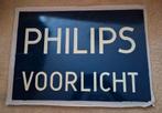 Philips voorlicht hand geschilderd reclame bord, Verzamelen, Ophalen of Verzenden, Gebruikt, Reclamebord