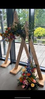 Houten trouwboog huwelijk backdrop rozenboog, Ophalen of Verzenden, Gebruikt, Versiering, Geboorte of Huwelijk