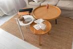 Salon tafels bohemian incl tapijt, Huis en Inrichting, Tafels | Salontafels, Ophalen, Rond, 50 tot 100 cm, Zo goed als nieuw