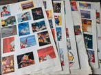 Panini stickers van o.a. Euro 88, Transformers ingeplakt, Ophalen of Verzenden, Gebruikt, Meerdere stickers