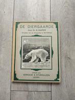 De Diergaarde Door Dr K Kuiper 1928, Ophalen of Verzenden, Gelezen, Plaatjesalbum
