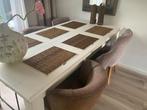 Riviera Maison eettafel + 6 stoelen, Huis en Inrichting, Gebruikt, 100 tot 150 cm, 200 cm of meer, Ophalen of Verzenden