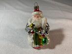 Mooie oude glazen kerstman, Ophalen of Verzenden, Gebruikt