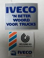 2 stickers Iveco trucks, Verzenden, Zo goed als nieuw, Auto of Motor