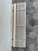 Houten jaloezieen pearl/plain, Huis en Inrichting, Stoffering | Gordijnen en Lamellen, Ophalen, Gebruikt, 100 tot 150 cm