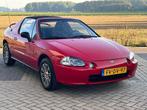 Honda CRX 1.6 Coupe VTI ABS U9 1992 Rood. Nieuwe APK, Auto's, Honda, Voorwielaandrijving, Stof, Zwart, 4 cilinders