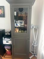 Vitrine kast (hardhout) ophalen in Volendam, Ophalen, Met plank(en), 50 tot 100 cm, Zo goed als nieuw