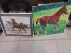 2 schilderyen met paard erop, Ophalen of Verzenden, Zo goed als nieuw