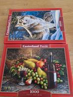 Puzzels 1000 stukjes wolf en fruit, Ophalen of Verzenden, Zo goed als nieuw