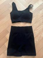 Sportpak: strakke short met sporttop zwart maat M, Maat 38/40 (M), Zwart, Ophalen of Verzenden, Shein