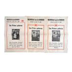 Bulletin posters Prinses/Prins Geboren Juliana, Ophalen of Verzenden, Zo goed als nieuw, Nederland, Tijdschrift of Boek