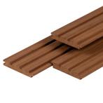 Thermoline ayous hardhout triple profiel 2,1 x 14,5, Ophalen, Planken, Nieuw, Hardhout