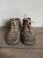 Oude brocante kinderschoentjes laarsjes patina seude, Ophalen of Verzenden