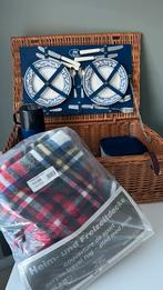 Grote rieten picknickset (4 personen), Ophalen of Verzenden, Zo goed als nieuw