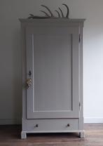Landelijke klassieke kast, eendeurskast, legkast kledingkast, Antiek en Kunst, Ophalen of Verzenden