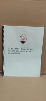 Maserati Sebring Instructieboek, Auto diversen, Handleidingen en Instructieboekjes, Ophalen of Verzenden