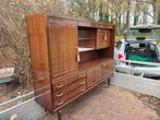 Vintage wandkast buffet kast, Ophalen of Verzenden, 25 tot 50 cm, 150 tot 200 cm