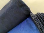 Kvadrat Febrik Razzle Dazzle 796; kobalt+zwart; 7,3 meter, Wol, Blauw, 120 cm of meer, Ophalen of Verzenden