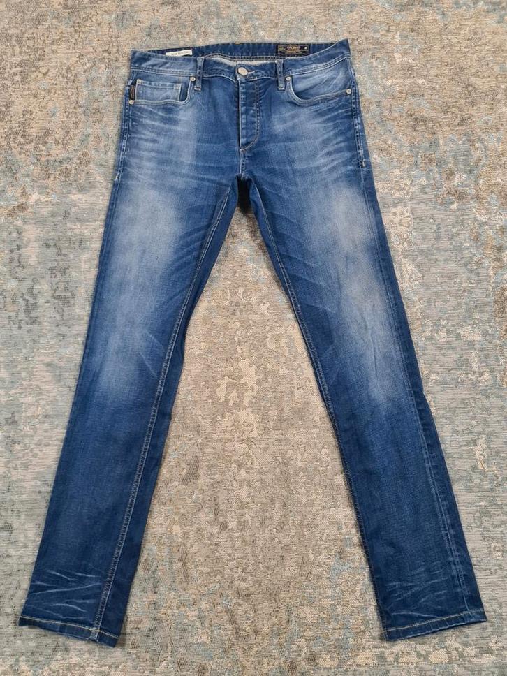 Jack and Jones TIM W33 L34 Slim STRETCH Bronno3334 Blauw, Kleding | Heren, Spijkerbroeken en Jeans, Zo goed als nieuw, W33 - W34 (confectie 48/50)