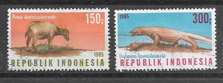 Indonesie 1985  Dieren, Verzenden, Gestempeld, Zuidoost-Azië