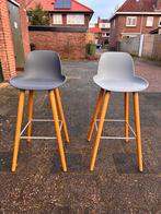 Zuiver Albert Kuip barkruk - 75 cm hoog, Ophalen, Met voetsteun, 60 tot 90 cm, Zo goed als nieuw