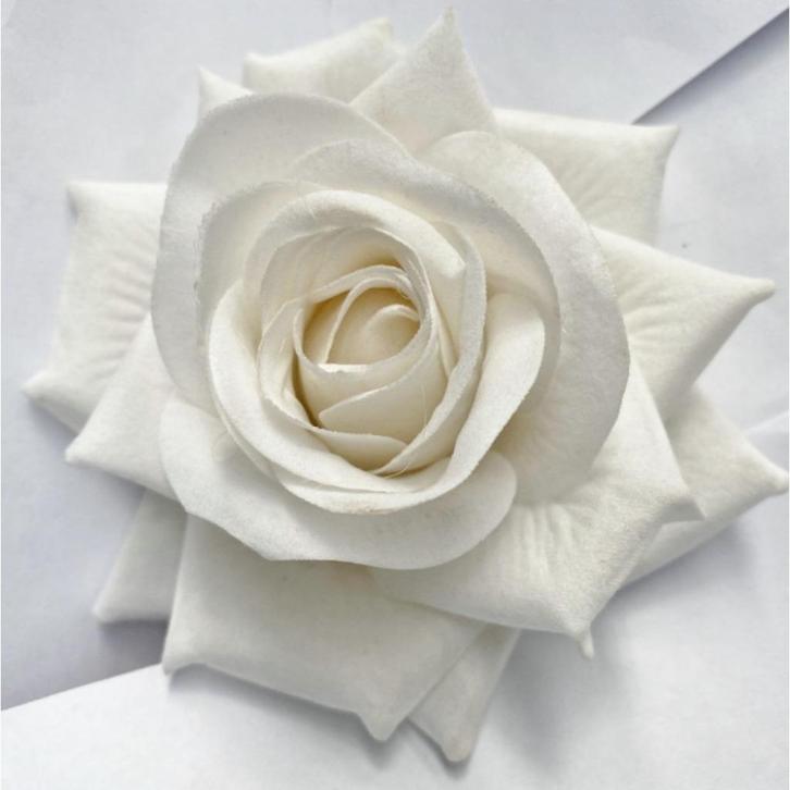 BLOEM KOP - KUNST - WIT, Hobby en Vrije tijd, Knutselen, Nieuw, Materiaal, Ophalen of Verzenden