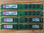 2 sets Kingston 4GB (2x2GB) DDR3 1333MHz DIMM Kit, Computers en Software, RAM geheugen, Ophalen of Verzenden, DDR3, Desktop