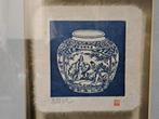 2 prachtige Chinese wanddecoraties gesigneerd, Ophalen of Verzenden, Zo goed als nieuw, N.v.t, N.v.t