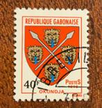 Gabon - heraldiek, Postzegels en Munten, Postzegels | Afrika, Ophalen of Verzenden, Gestempeld