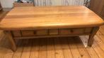Blank eiken. Salontafel, Huis en Inrichting, Ophalen, Gebruikt, 100 tot 150 cm, Eikenhout