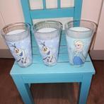 Disney's Frozen glazen 4 stuks met Olaf, Elsa en Anna, Ophalen, Overige figuren, Gebruikt, Servies