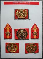 Setje Koninklijke Militaire School KMS, Verzamelen, Verzenden, Landmacht, Nederland, Embleem of Badge