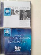 2 cd's. Stevie Wonder/Michael Jackson, Jackson 5ive., Ophalen of Verzenden, 1980 tot 2000, Gebruikt