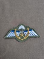 Parawing KCT actiesprong (groen), Ophalen of Verzenden, Landmacht, Nederland, Embleem of Badge