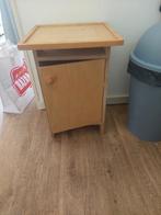 Nachtkastje, keukenkastje, Huis en Inrichting, Slaapkamer | Nachtkastjes, Ophalen, Gebruikt, Hout, 55 tot 70 cm