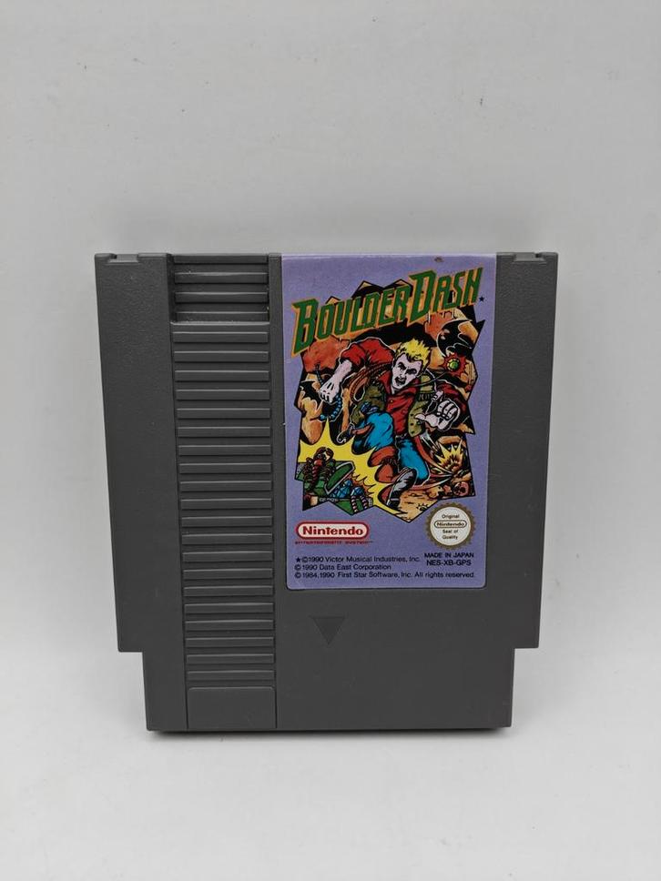 Boulder Dash NES, Spelcomputers en Games, Games | Nintendo NES, Zo goed als nieuw, Avontuur en Actie, 1 speler, Vanaf 3 jaar, Ophalen of Verzenden