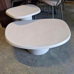 Salontafel Sten Organisch 89 x 59cm, kleur Beige van By-Boo, Ophalen